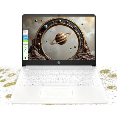 Imagem de HP Laptop HD de 14 polegadas - Intel Celeron, 8 GB de RAM, 64 GB eMMC - leve e bateria de 12H, design elegante com várias portas, webcam/microfone para empresas/estudantes/turistas - Microsoft 365