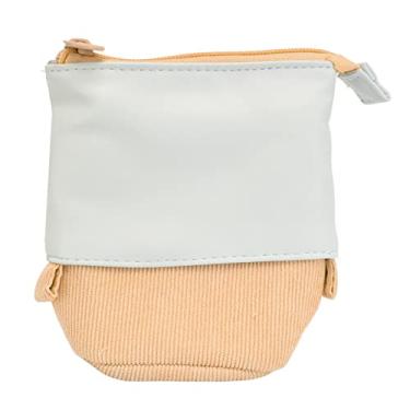 Imagem de aqxreight Estojo de Lápis Suporte para Caneta Bonito Estojo Telescópico Bolsa de Maquiagem Portátil para Estudantes Escolares Escritório Mulheres Adolescentes Loja Verde Limpa Fácil Uso Durável