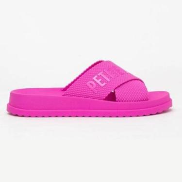 Imagem de Chinelo Slide Feminino Smash Fúcsia Petite Jolie PJ6812II-Feminino