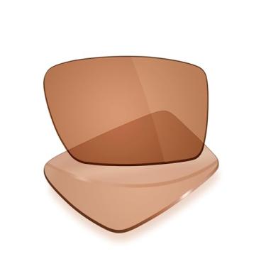 Imagem de Mryok Lentes de reposição UV400 para óculos de sol Costa Del Mar Peninsula, HD Polarized, proteção UV, resistente a impactos e ajuste perfeito - marrom