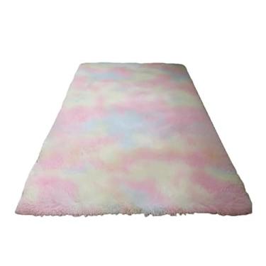 Imagem de Tapete Passadeira 2,00 X 0,60 Corredor Quarto Sala Felpudos para Residências Brasileiras, Fácil de Limpar e Durável, Combina com Diversos Estilos de Decoração(Tie Dye)