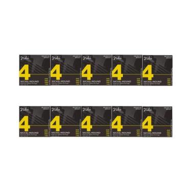 Imagem de Conjunto De Cordas Para Baixo Elétrico 4/5/6 Cordas Em Aço Carbono Lig