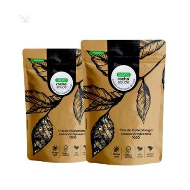 Imagem de Kit 2 pct Chá de Guaçatonga - Casearia Sylvestris - 100g - Rocha Saúde
