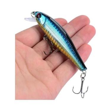 Imagem de Isca Artificial Minnow Japonesa De 8,5cm E 9,2g Para Pesca De Bass, Pi