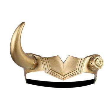 Imagem de Máscara de Halloween Cosplay Loki Headgear PVC para adultos - yiweisai