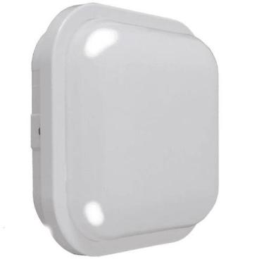 Imagem de KIT 2 Luminárias Quadrada Led Branca 15W 3000k Bivolt Ip65 - Opus, Biv