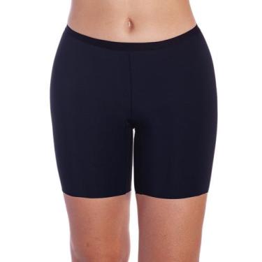 Imagem de Calcinha Shorts Box Feminina Microfibra Nayane Rodrigues, G, Preto