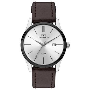 Imagem de Relógio Masculino Technos Pulseira em Couro 2115MPP/1K