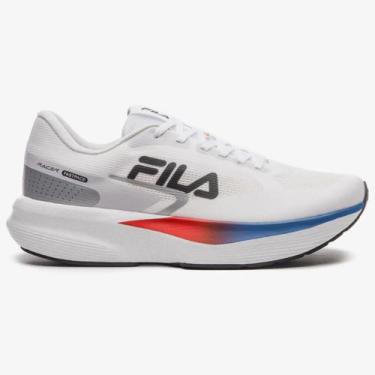 Imagem de Tenis Fila Racer Fastpace Masculino Branco, Branco, Vermelho, 41