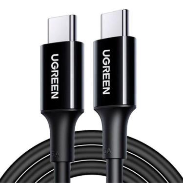 Imagem de Cabo Tipo C para Tipo C Ugreen, 100W, 1m, Preto - UG-80371