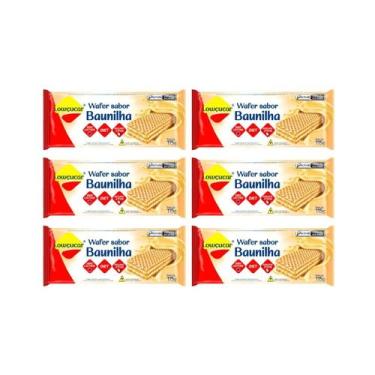Imagem de Kit 6 wafer diet stevia zero açucar baunilha 115g lowçucar