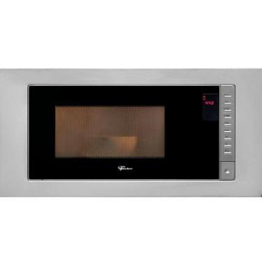 Imagem de Micro-ondas de Embutir Fit Line 25L Inox Fischer 220V, 25L, Prata, Fit