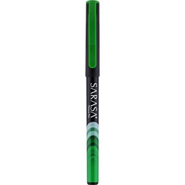 Imagem de Caneta Zebra Sarasa Fineliner, 0,8 mm, verde, 12 unidades