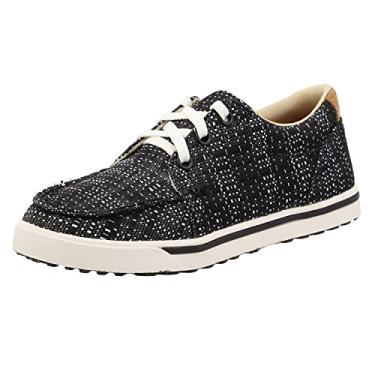 Imagem de Wrangler Boys' Footwear Classic Low Top Shoe Black/White 4 D