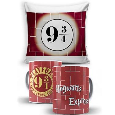 Imagem de KIT Harry Potter Almofada + Caneca Hogwarts Express