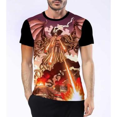 Imagem de Camiseta Camisa Tifão Mitologia Besta Zeus Olimpo Gaia Hd 5 - Dias No