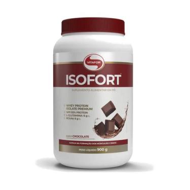 Imagem de Isofort Chocolate Whey Protein Isolado 900G Vitafor
