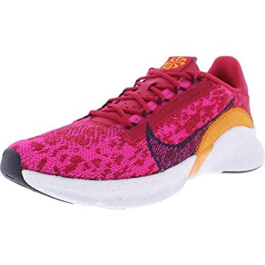 Imagem de Nike Womens SuperRep Go 3 Next Nature Training Shoes Mystic Hibiscus/Pink Prime/Light Curry/Blackened Blue Size 10