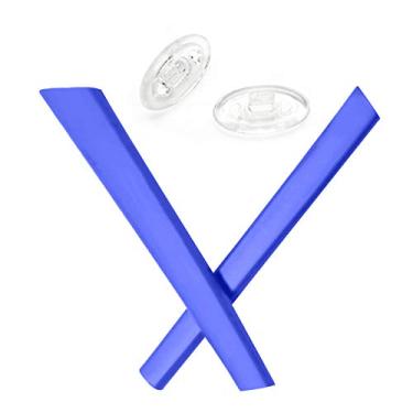 Imagem de Peça de substituição de fone de ouvido da Mryok para óculos de sol Oakley Splinter, Azul, One Size