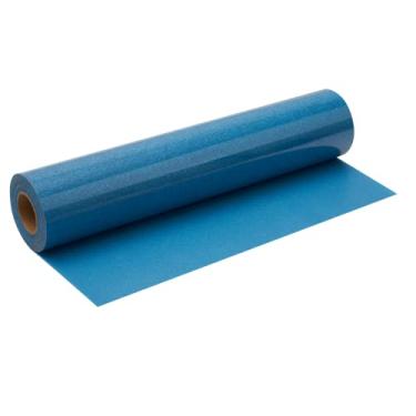 Imagem de FANSGUAR Rolo HTV Blue Glitter - 30,5 cm x 3,5 m, ferro em vinil de transferência de calor para camisetas DIY presentes