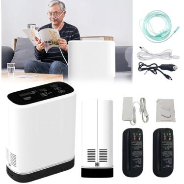 Imagem de Gerador de garrafa de água de ox, 75w Concentrador PortáTil, concentração de 93% ± 3, Bateria 6300mah/12600mah, Adequado Para Uso DoméStico, Externo E Em Planaltos