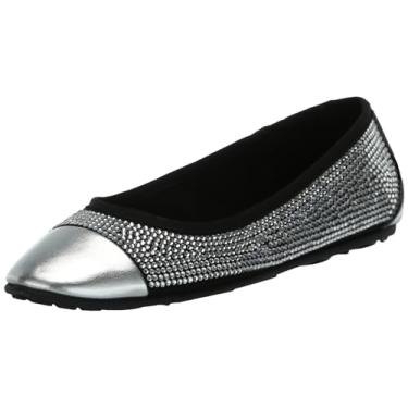 Imagem de Aerosoles Sapatilha feminina Pierre Ballet, Preto/transparente, 6