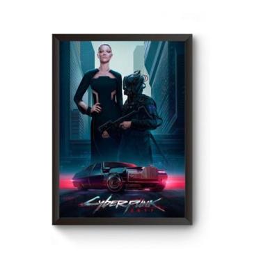 Imagem de Quadro Arte Cyberpunk 2077 Substance Over Style Poster - Fanarte