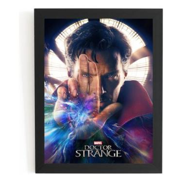Imagem de Quadro Doutor Estranho Filme Marvel Poster Moldurado - Fanarte