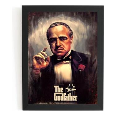 Imagem de Quadro The Godfather O Poderoso Chefão Arte Poster Moldurado - Fanarte