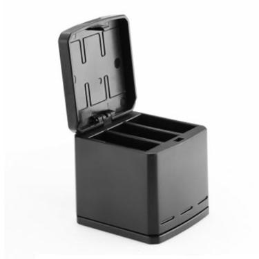 Imagem de Carregador Telesin Triplo Storage Box Caixa Para Gopro 5-8