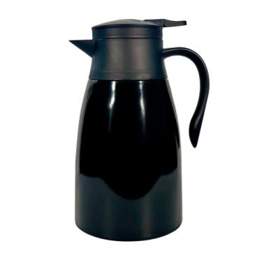 Imagem de Garrafa Termica 1Litro Com Gatilho Quente e Frio(Preta)