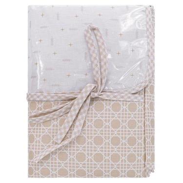 Imagem de Trocador de Fraldas Portátil Baby Joy Clássicos, PALHA BEGE