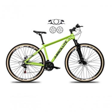 Imagem de Bicicleta Aro 29 Absolute Nero 5 Alumínio Freio Hidráulico 24v Garfo Suspensão Mountain Bike Verde 17