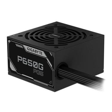 Imagem de Fonte Gigabyte 650W 80 Plus Gold Full Protections P650G PG5, Bivolt