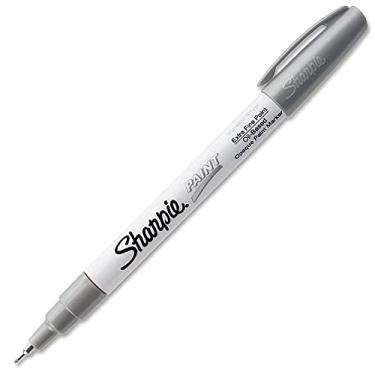 Imagem de Marcador permanente Sharpie base óleo Extrafino Prata