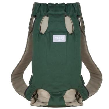 Imagem de Mochila Canguru Para Cachorro Avuk Pet (Verde, GG)