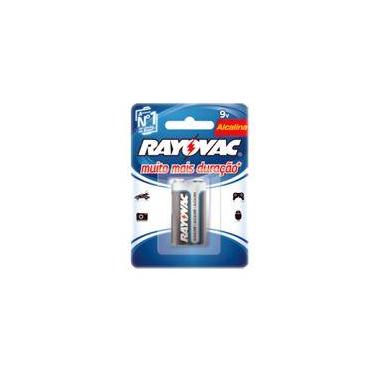 Imagem de Bateria Rayovac 6LR61 Alcalina 9V Blister com 01 Unidade