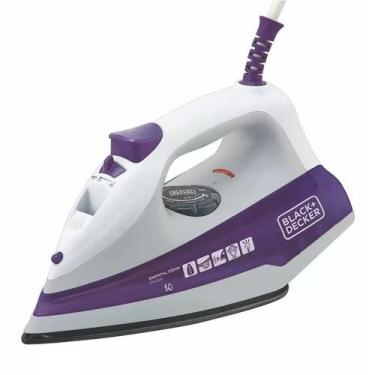 Imagem de Ferro A Vapor FX1000 Base Antiaderente Black + Decker Roxo - Black&Dec