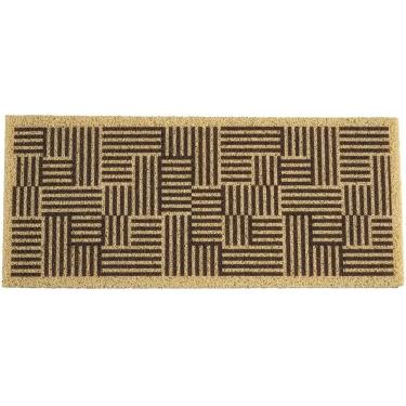 Imagem de Tapete Capacho Para Porta Vinil 30x70cm Ladrilhos