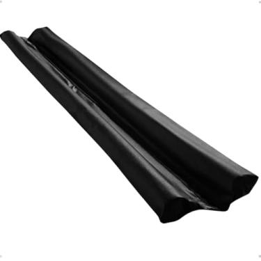 Imagem de Protetor de Porta Contra Insetos Vento e Poeira 80 x 12 x 3 cm, Preto veda porta