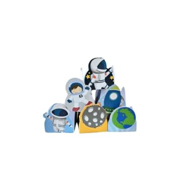 Imagem de Forminhas para Doces Tema Astronauta — Decoração de Festa Infantil, Lembrancinha, Mesa de Doces Personalizada — Kit com 50 unidades