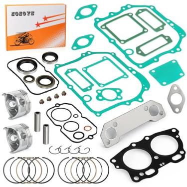 Imagem de Para carrinho de golfe EZGO Fuji Robin 295cc EH29C Kit de reconstrução de motor MCI de 4 ciclos com pistão STD + conjunto de anéis/w juntas 26607-G01 1991-2008