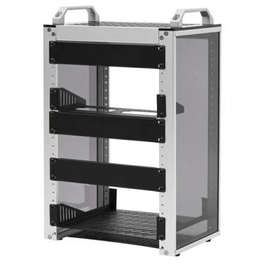 Imagem de Gabinete de servidor GeeekPi 8U Rackmate T1 de 10 polegadas para rede