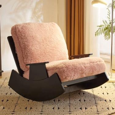 Imagem de UISLA Balancim de balanço reclinável individual casual espreguiçadeira almofada para sala de estar quarto macio