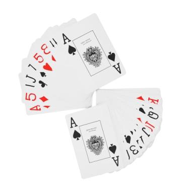 Imagem de Baralho De Cartas Plástico 2 Unidades, Naipe Grande, Lavável, Impermeavel, Para Truques, Poker, Truco, Paciência, Pife, Curinga, Baralho Para Jogatina Em Familia E Amigos