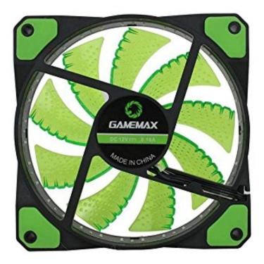 Imagem de Fan Gamemax Para Gamer Gf12g 12cm Verde 32 Led