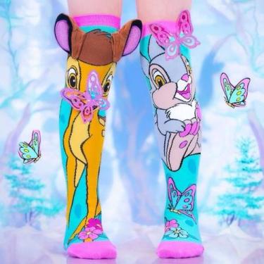 Imagem de Meias 3D Infantil Maluca Divertida Personagens oi - Bambi&Tumper, Bamb
