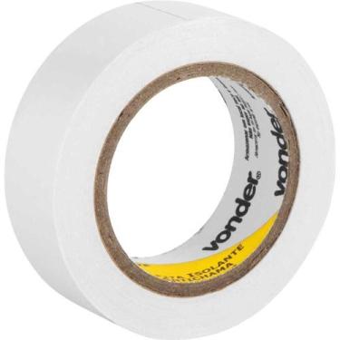 Imagem de Fita Isolante Branca 19 Mm X 10 M Antichama Vonder