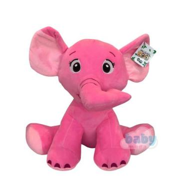 Imagem de Pelúcia Zoo Elefante Rosa P 20cm  Unik