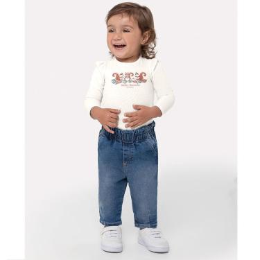 Imagem de Conjunto Body Infantil Feminino Estampado Carinhoso Ref: 1000105704 P/G